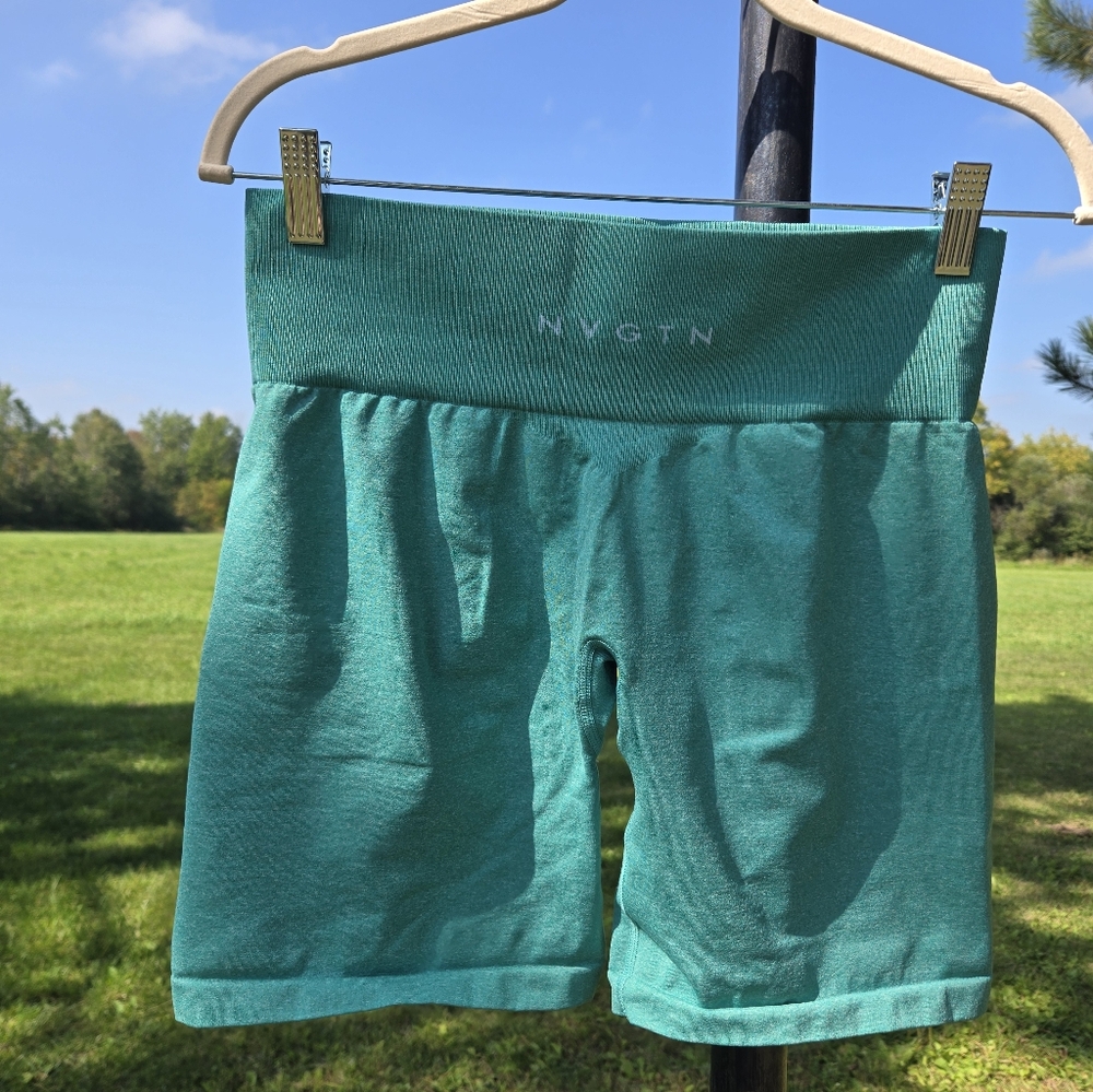 Women's NVGTN Teal Pro Shorts